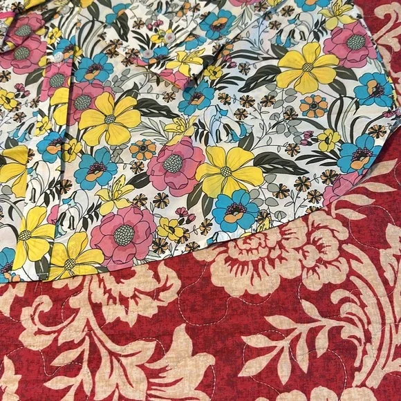 NWT Talbots Flower Print Shirt - Picture 5 of 7